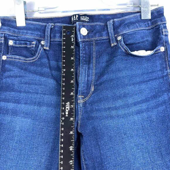 Gap Skinny Jeans Universal Legging Womens Size 10/30 Long Mid Rise Stretch Blue - Picture 9 of 13
